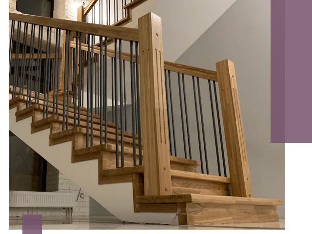 Реставрация деревянных и металлических лестниц в Видном