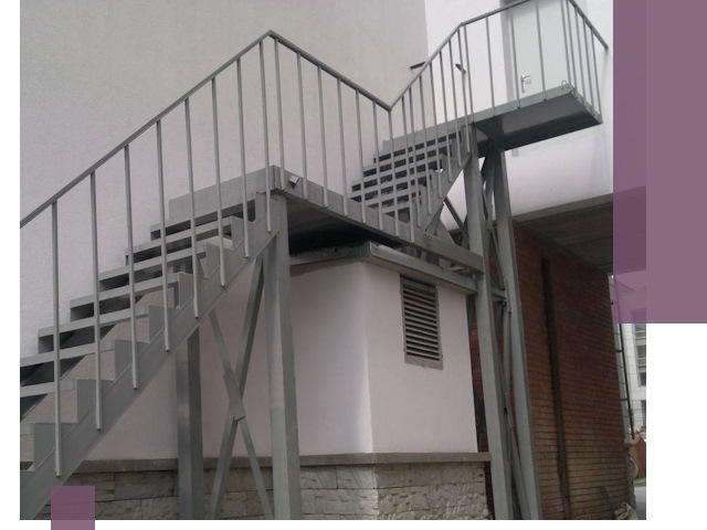 Монтаж пожарных лестниц под ключ в Видном с гарантией качества