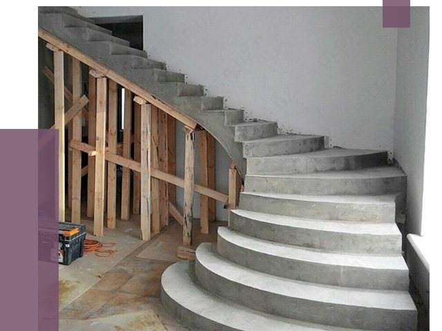 Изготовление бетонных лестниц под ключ в Видном от 20183 руб. | ПРОЛЁТ-Вдн