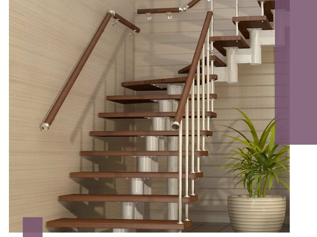 Изготовление модульных лестниц под ключ в Видном