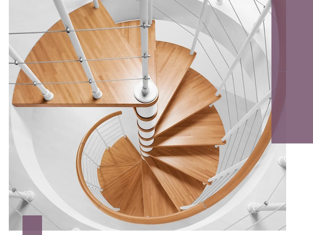 Изготовление винтовых лестниц под ключ в Видном