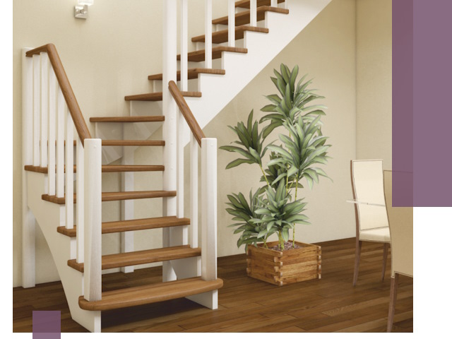 Г-образные лестницы под ключ в Видном — изготовление и монтаж