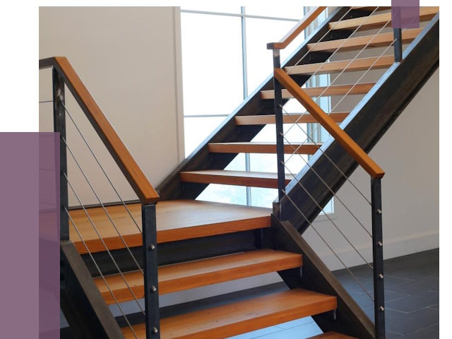 Изготовление лестниц на металлокаркасе в Видном от 19148 руб. | ПРОЛЁТ-Вдн