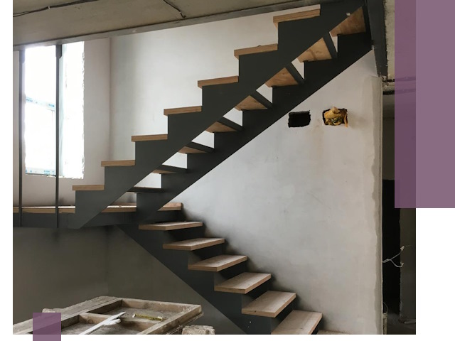 Изготовление лестниц на металлокаркасе в Видном от производителя