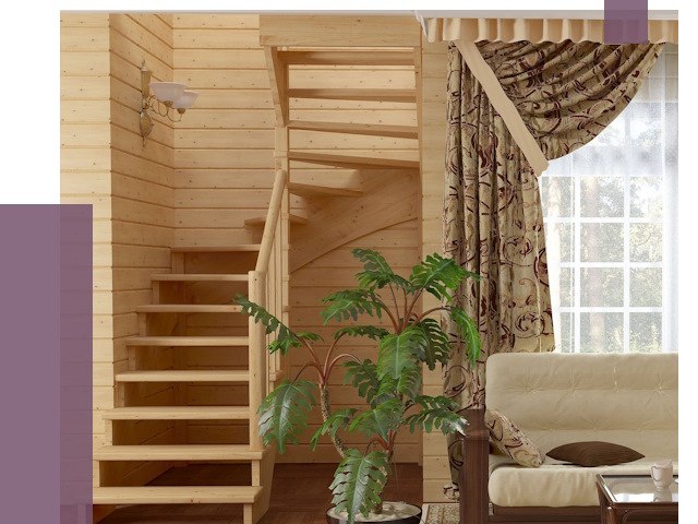 Лестницы для дачи в Видном от 76849 руб.  | ПРОЛЁТ-Вдн