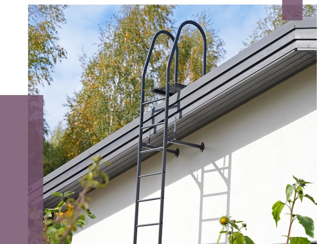 Лестницы на крышу в Видном от 19355 руб. — монтаж и монтаж ПРОЛЁТ-Вдн