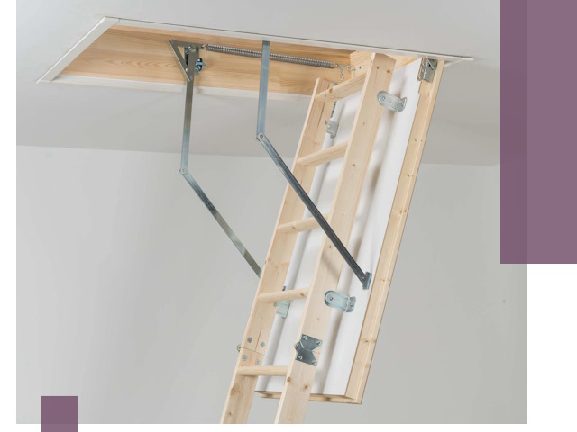 Установка чердачной лестницы под ключ в Видном