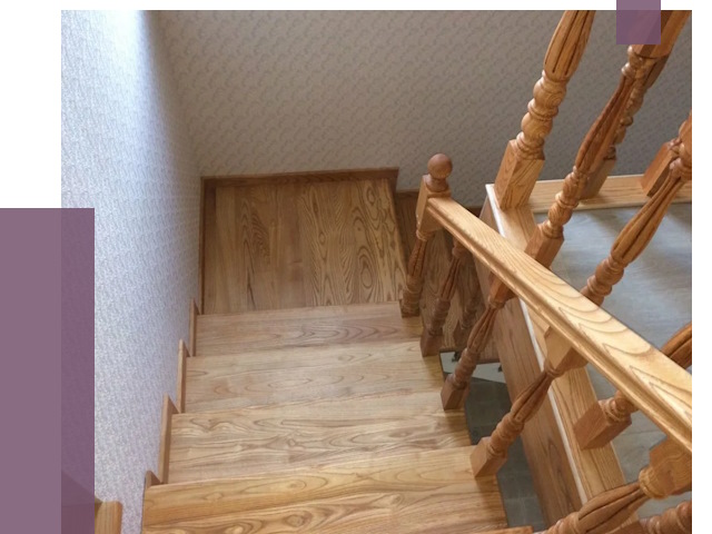 Сосновые лестницы в Видном под ключ от 8177 руб.  | ПРОЛЁТ-Вдн