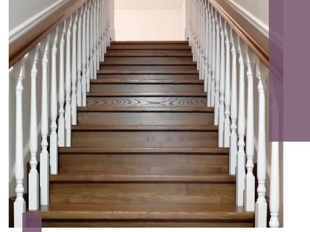 Лестницы из ясеня на заказ в Видном — изготовление и монтаж