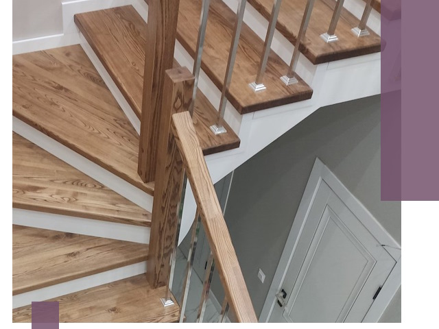 Обшивка металлических лестниц под ключ в Видном