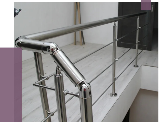 Перила из нержавеющей стали в Видном от 9108 руб. под ключ | ПРОЛЁТ-Вдн