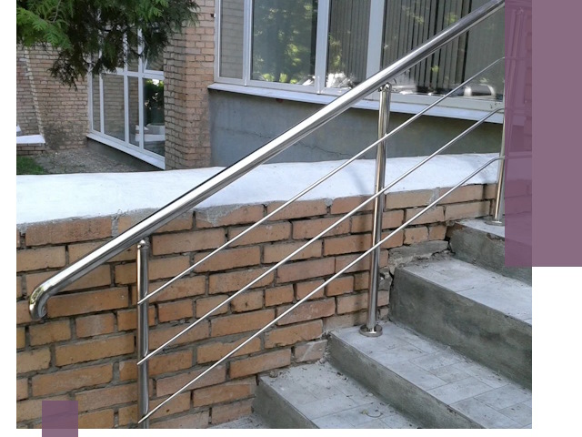 Перила из нержавеющей стали высокого качества в Видном