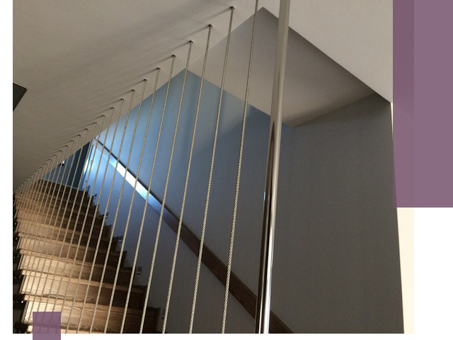 Тросовые перила под ключ в Видном — производство и монтаж