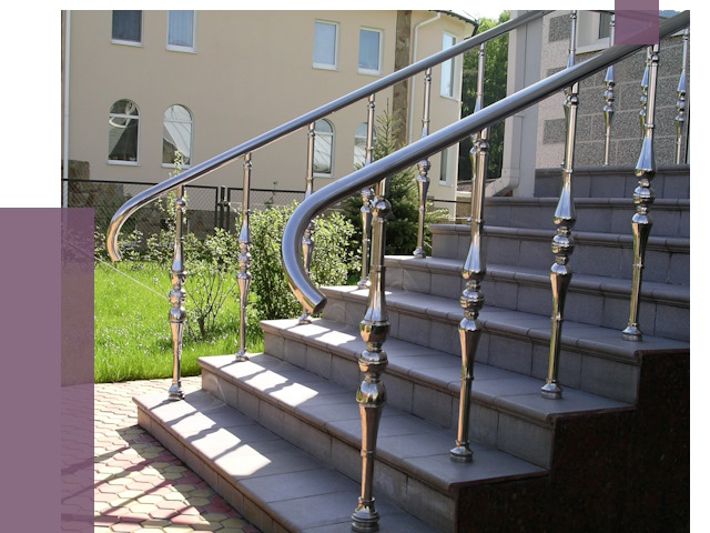 Перила для крыльца в Видном от 10868 руб. — монтаж ПРОЛЁТ-Вдн