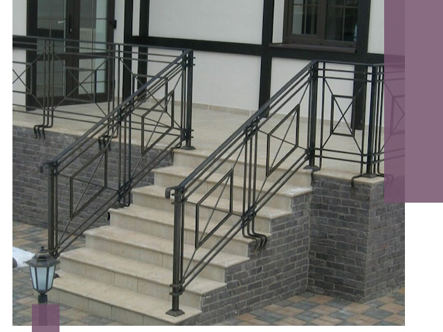 Перила для крыльца в Видном — монтаж, изготовление и установка