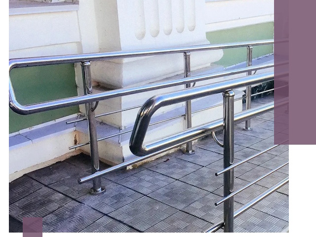 Ограждения пандусов из металла и нержавейки в Видном