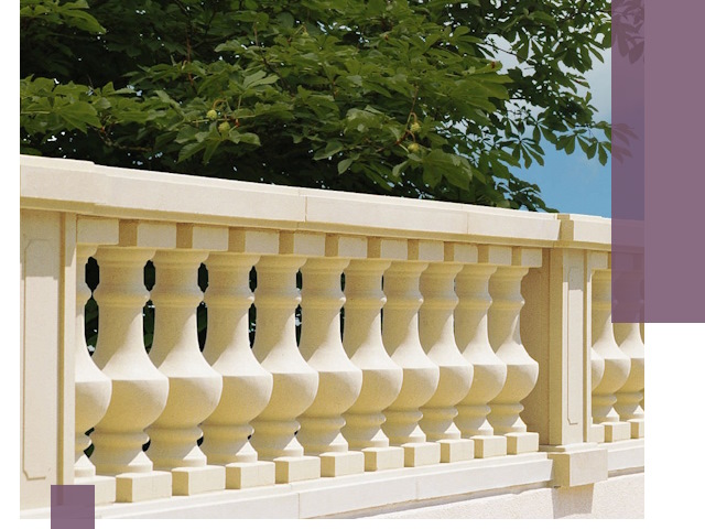 Установка балюстрады в Видном: изготовление и монтаж под ключ