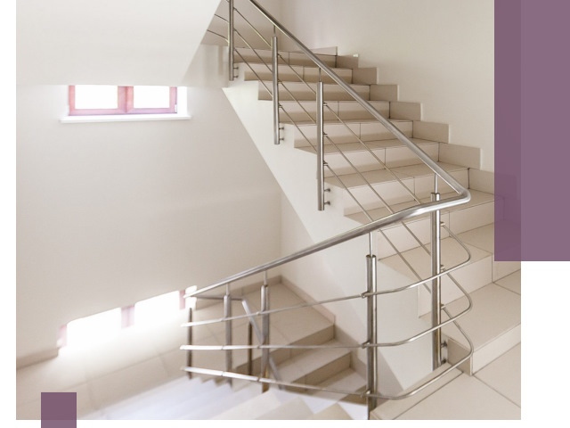 Установка и замена перил в подъезде в Видном