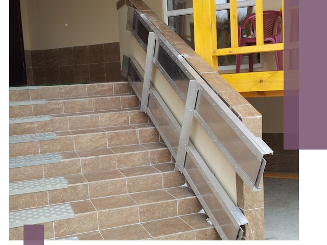 Откидные пандусы под ключ в Видном — монтаж и демонтаж