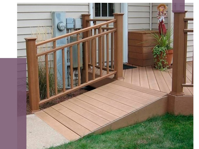 Пандус на крыльцо в Видном под ключ от 7866 руб. 