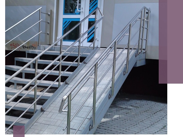 Пандус на крыльцо под ключ в Видном: монтаж и изготовление