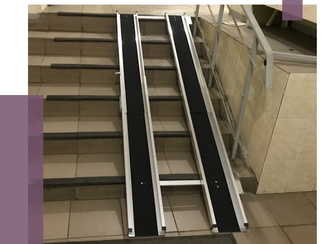 Установка пандуса в подъезд в Видном от 8073 руб. под ключ | ПРОЛЁТ-Вдн