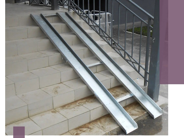 Пандусы для детских колясок в Видном: изготовление и монтаж