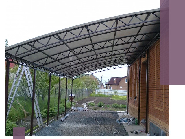 Профессиональный монтаж навесов под ключ в Видном