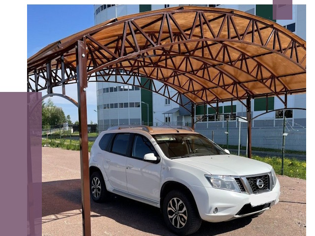 Недорогие навесы в Видном от 43470 руб.  | ПРОЛЁТ-Вдн