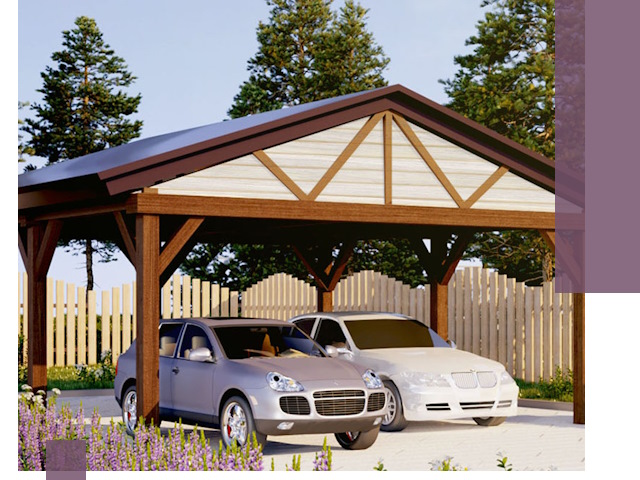 Навесы для автомобиля в Видном — изготовление и монтаж