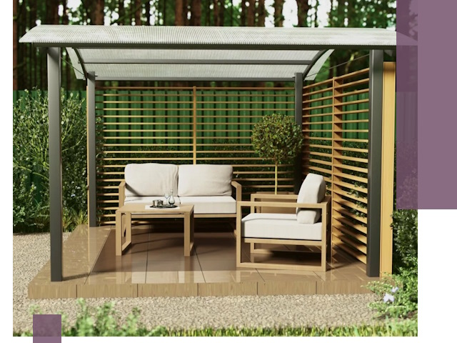 Навесы для дачи в Видном: изготовление, монтаж и демонтаж