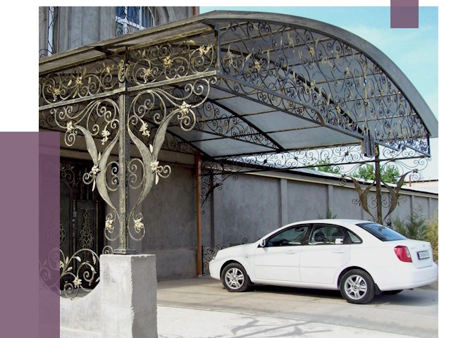 Кованые навесы в Видном от 14749 руб. | ПРОЛЁТ-Вдн