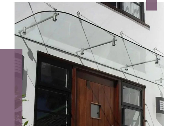 Стеклянные козырьки в Видном от 19148 руб. | ПРОЛЁТ-Вдн