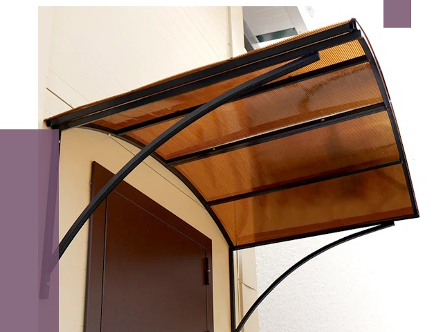 Недорогие козырьки в Видном от 7680 руб.  | ПРОЛЁТ-Вдн