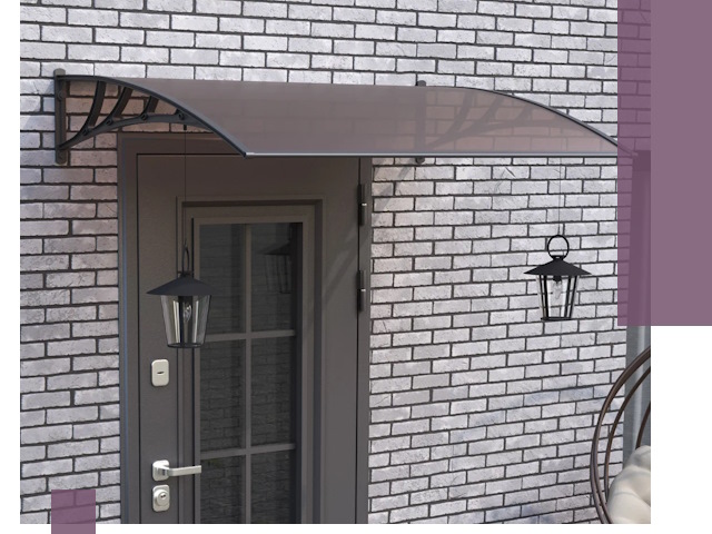 Недорогие козырьки и навесы под ключ в Видном