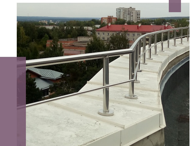 Парапеты и ограждения кровли в Видном от 5020 руб.