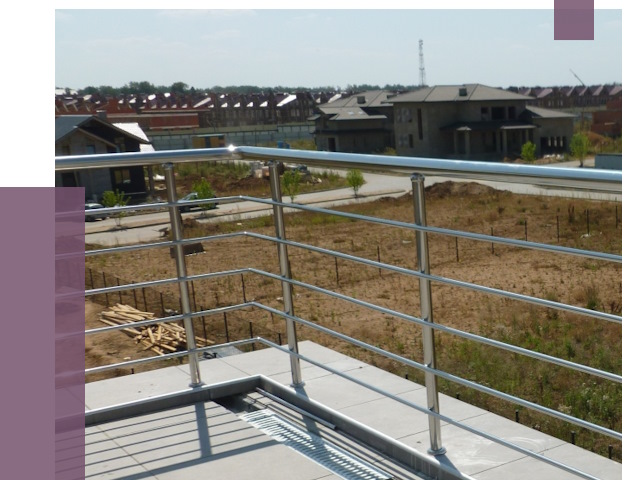 Парапеты из нержавеющей стали в Видном от 8073 руб. за м² | ПРОЛЁТ-Вдн