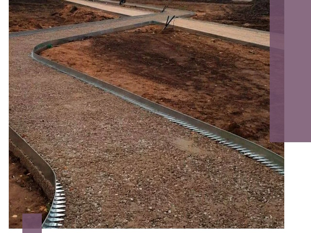 Металлические бордюры под ключ в Видном — изготовление и монтаж