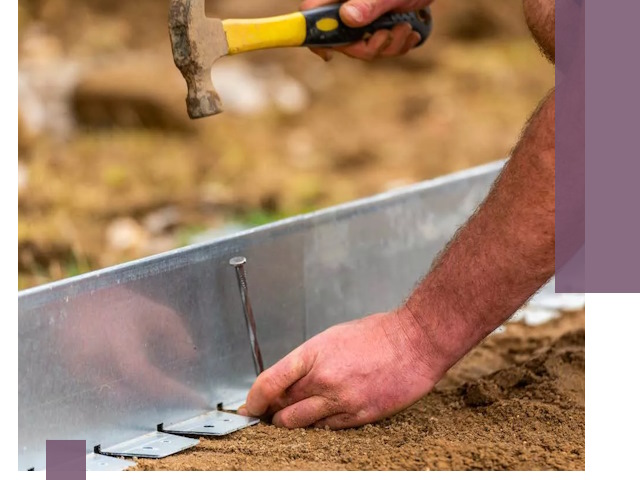 Монтаж металлических бордюров в Видном быстро и качественно