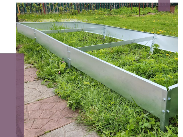 Металлические бордюры для грядок в Видном от 1811 руб. 