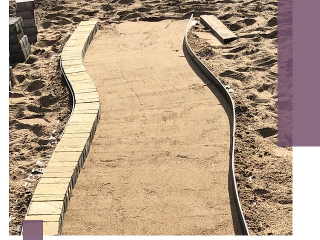 Металлические бордюры для тротуаров в Видном — прочные и долговечные