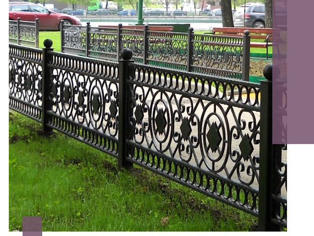 Секционные газонные ограждения под ключ в Видном