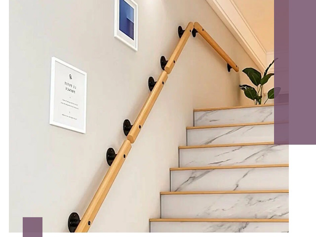 Поручни металлические и деревянные под ключ в Видном