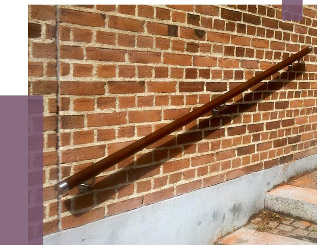 Изготовление пристенных поручней в Видном от 4502 руб. — ПРОЛЁТ-Вдн