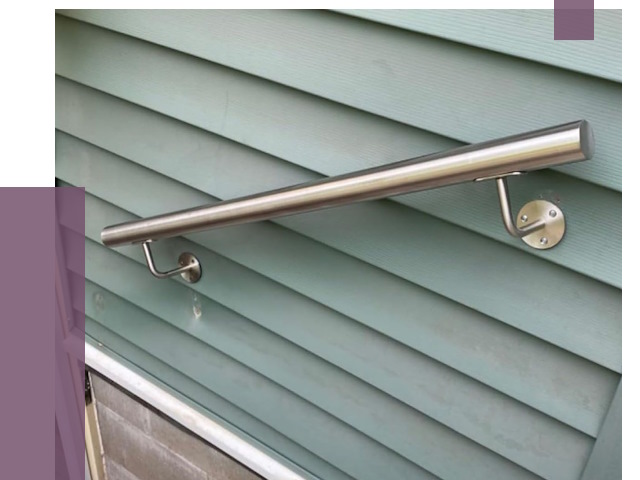 Поручни из нержавеющей стали в Видном от 7763 руб.  | ПРОЛЁТ-Вдн